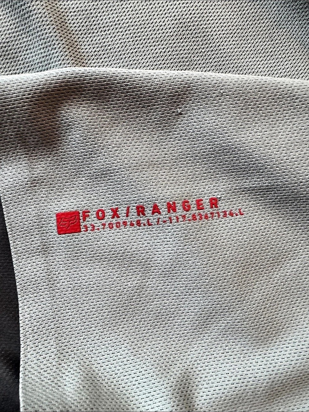 Fox Racing Ranger DriRelease Short Sleeve Jersey Gray Large - Picture 5 of 5